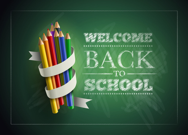 Welcome back to school - Vector, Image