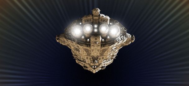 Боевой крейсер приближается к скорости света
 - Фото, изображение