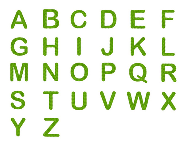 Four Leaf Clover of Alphabet Letter A-Z - Fotó, kép
