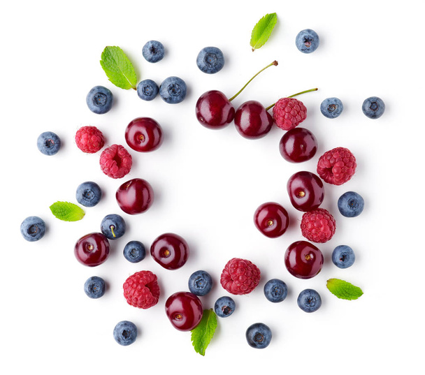 composition of fresh berries - Photo, image