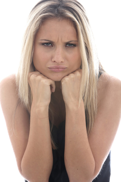 Angry Sad Young Woman - Photo, image
