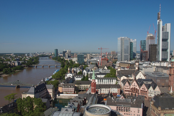 Vista aérea de Frankfurt - Foto, Imagem