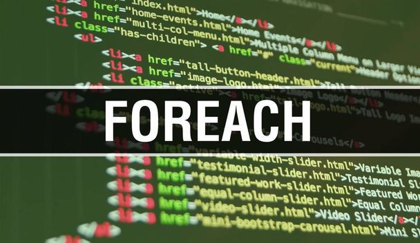 Foreach koncept použití kódu pro vývoj programů  - Fotografie, Obrázek
