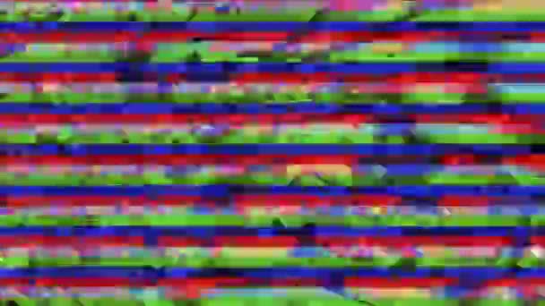抽象的なヴィンテージ悪いテレビエレガントな虹色の背景.  - 映像、動画
