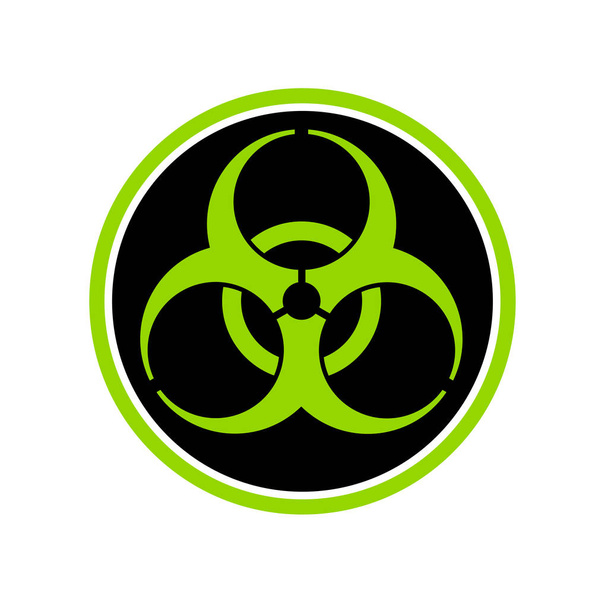 Biohazard szimbólum kör - Vektor, kép