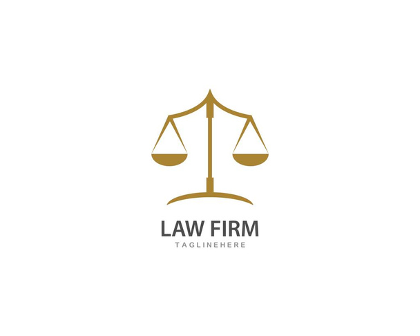 Anwaltskanzlei Logo Ilustration Vektor  - Vektor, Bild