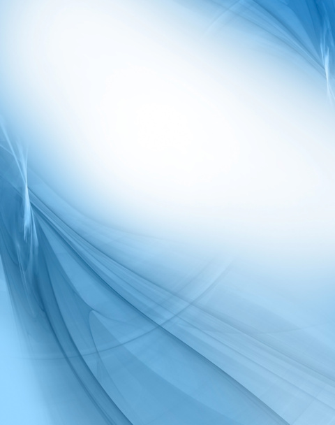 Abstract fractal background in blue white colors - Photo, Image