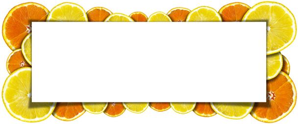 Oranges and Lemons Banner - Foto, Imagen