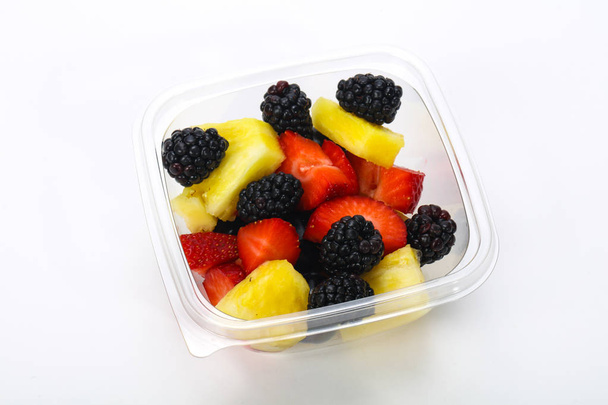 Sliced fruit mix in the box - Photo, Image