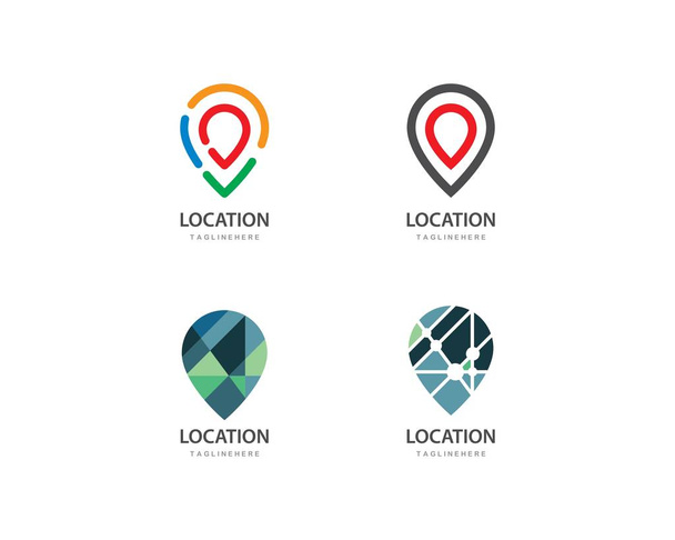 Punto de ubicación Logo vector
 - Vector, Imagen