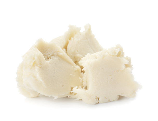 Shea butter on white background - Fotografie, Obrázek