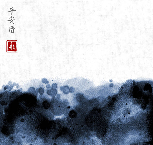 ilustracja wektor stylowe chińskie tło - Wektor, obraz