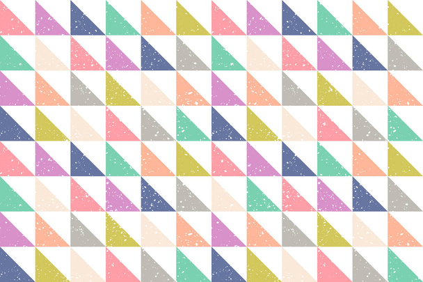 pattern with grunge abstract triangles - Vector, Image