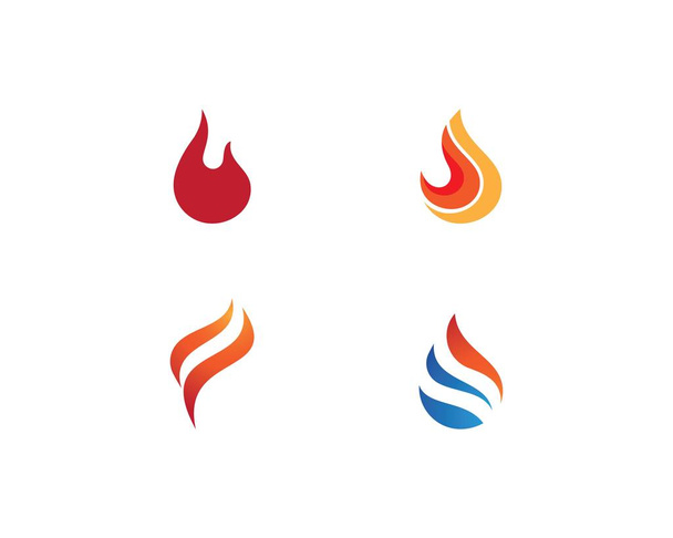 Пожежа полум'я логотип
  - Вектор, зображення
