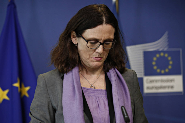 European Commissioner Cecilia Malmstrom, Brussels - Foto, Bild