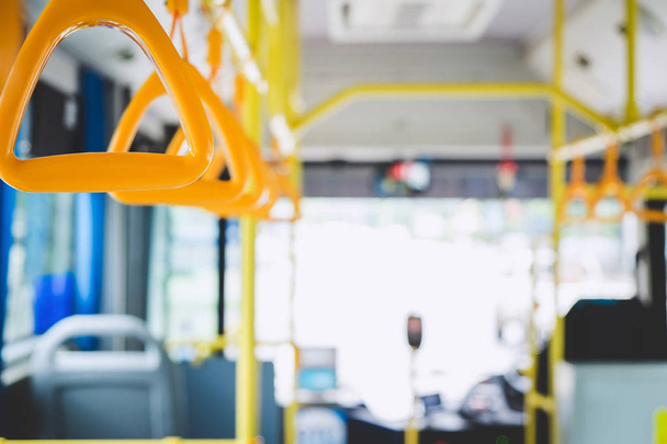 Handles for standing passenger in the city bus, transport, touri - Fotografie, Obrázek
