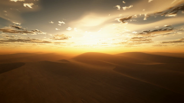 Desierto puesta de sol - Imágenes, Vídeo