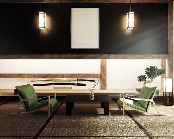 maquette, japonais chambre vide tatami mat Concevoir le plus beau
 - Photo, image
