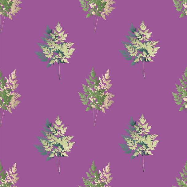 seamless pattern of colored leaves  - Vecteur, image