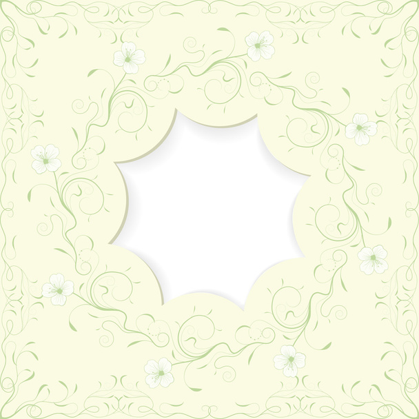 Cadre floral. Illustration vectorielle
 - Vecteur, image