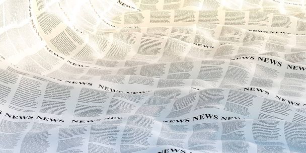 Streszczenie tła gazety, oryginalne renderowanie 3D - Zdjęcie, obraz