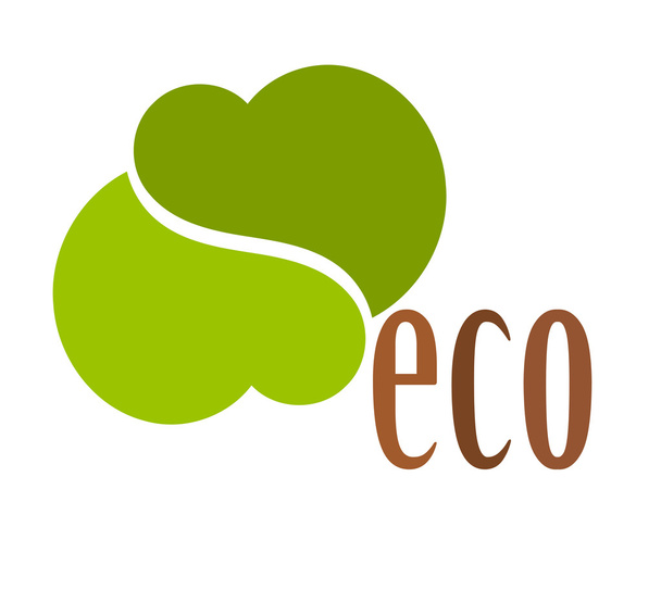Eco logo symbol - Vettoriali, immagini