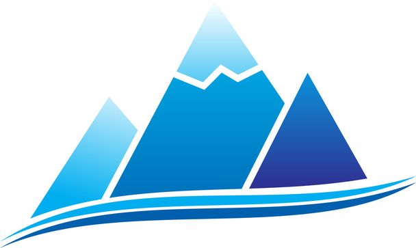 Icono de montaña - Vector, Imagen