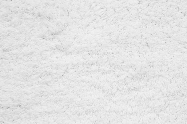 Bílé bavlněné koberce textury a povrchu - Fotografie, Obrázek