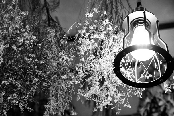 Vintage luxury interior lighting lamp decor hang on ceiling - Photo, Image