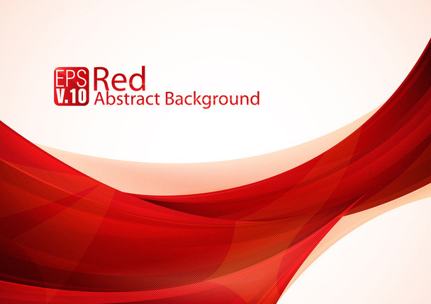 Red Abstract Background - Vetor, Imagem