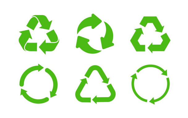 Recycle icon vector. - Vector, Image