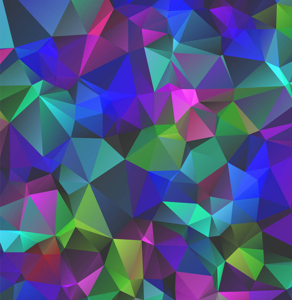 abstract background consisting of triangles, vector illustration - Vector, Image