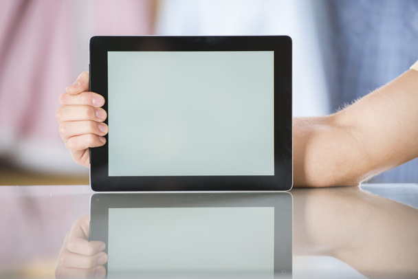Man with tablet - Photo, Image