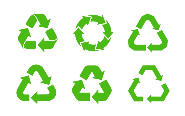 Recycle icon vector. - Vector, Image