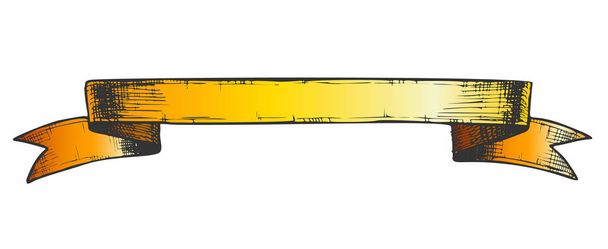 Колір Рекламні знижки стрічки Монохромний вектор
 - Вектор, зображення
