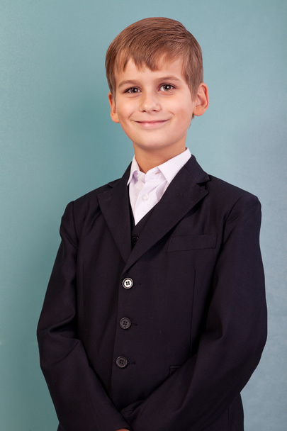 Cute schoolboy - Фото, зображення