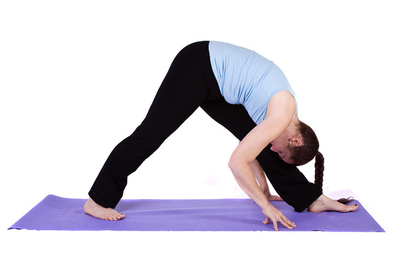 Woman in Yoga Position - Photo, image