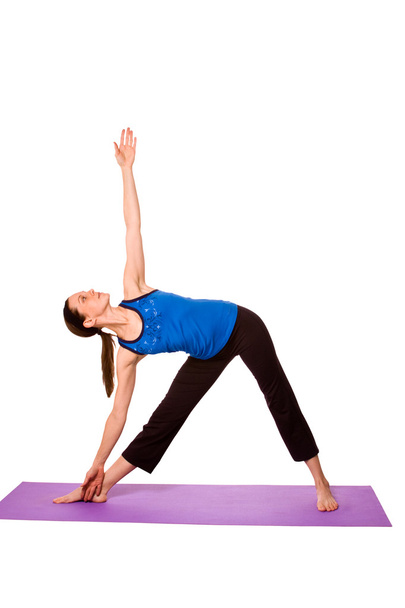 Woman in Yoga Position - Zdjęcie, obraz