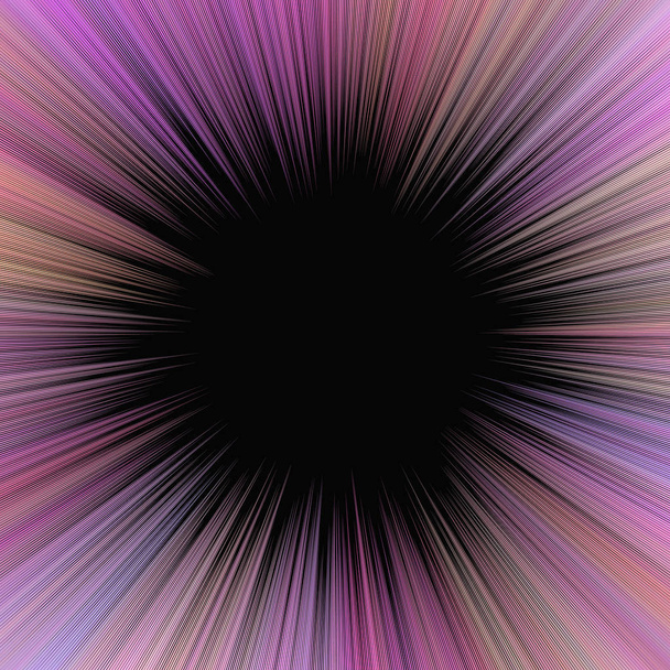 Pink psychedelic star burst background design - vector blast illustration - Vector, imagen