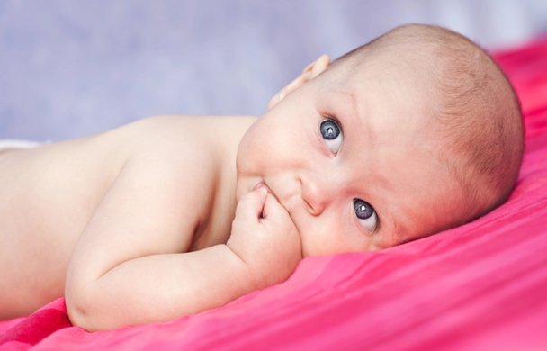 Söpö onnellinen vauva - Valokuva, kuva