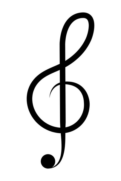 Isolated music note silhouette design - Вектор,изображение
