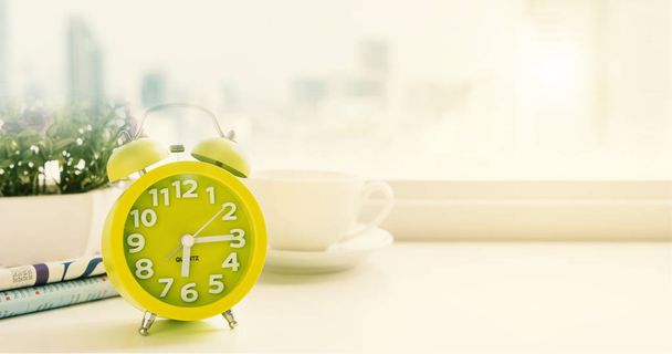 Morning concept. Alarm clock closeup - Photo, Image