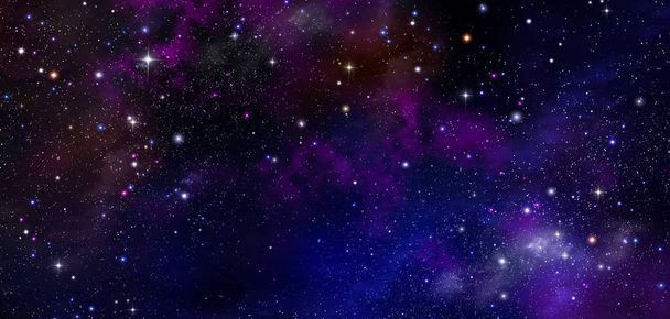 background of the night sky with stars - Fotoğraf, Görsel