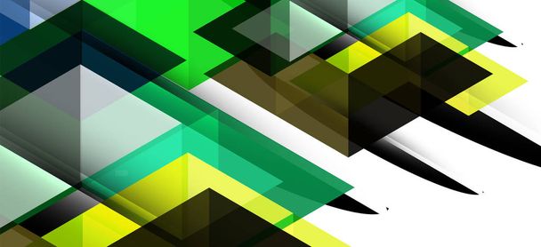 Coloridos triángulos repetitivos geométricos modernos en estilo contemporáneo sobre fondo blanco. Forma geométrica abstracta. Textura moderna y elegante
 - Vector, Imagen