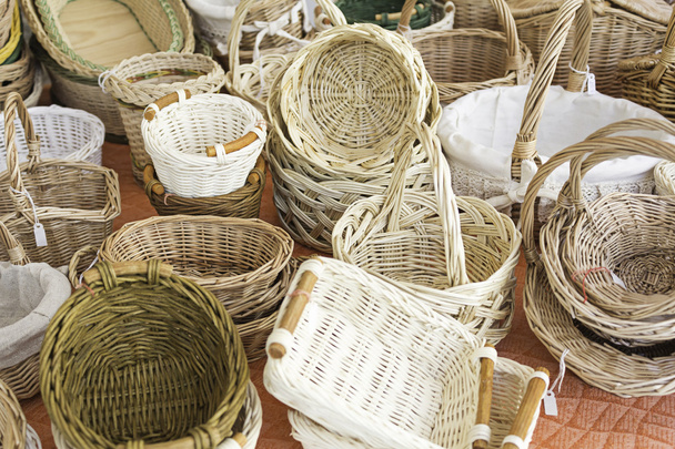 Handcrafted Baskets - Photo, Image