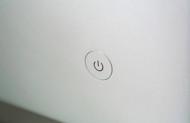 Power button on iMac Apple Computers - Valokuva, kuva