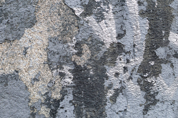 Aged street wall background. Cracked paint wall texture. Old cra - Foto, Bild