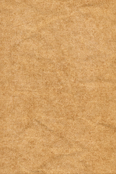 Brown Striped Recycle Kraft Paper Coarse Crumpled Grunge Texture - Photo, Image