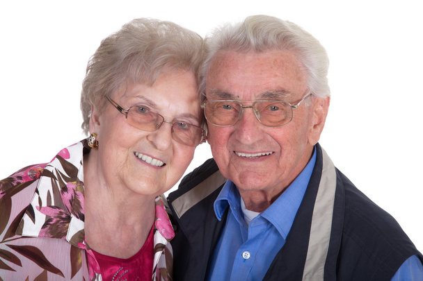 Boldog nyugdíjas középső idős pár - Fotó, kép