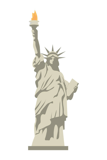Socha svobody v New Yorku - Vektor, obrázek